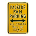 Authentic Street Signs Authentic Street Signs 35104 Packers & Sacked Parking Sign 35104